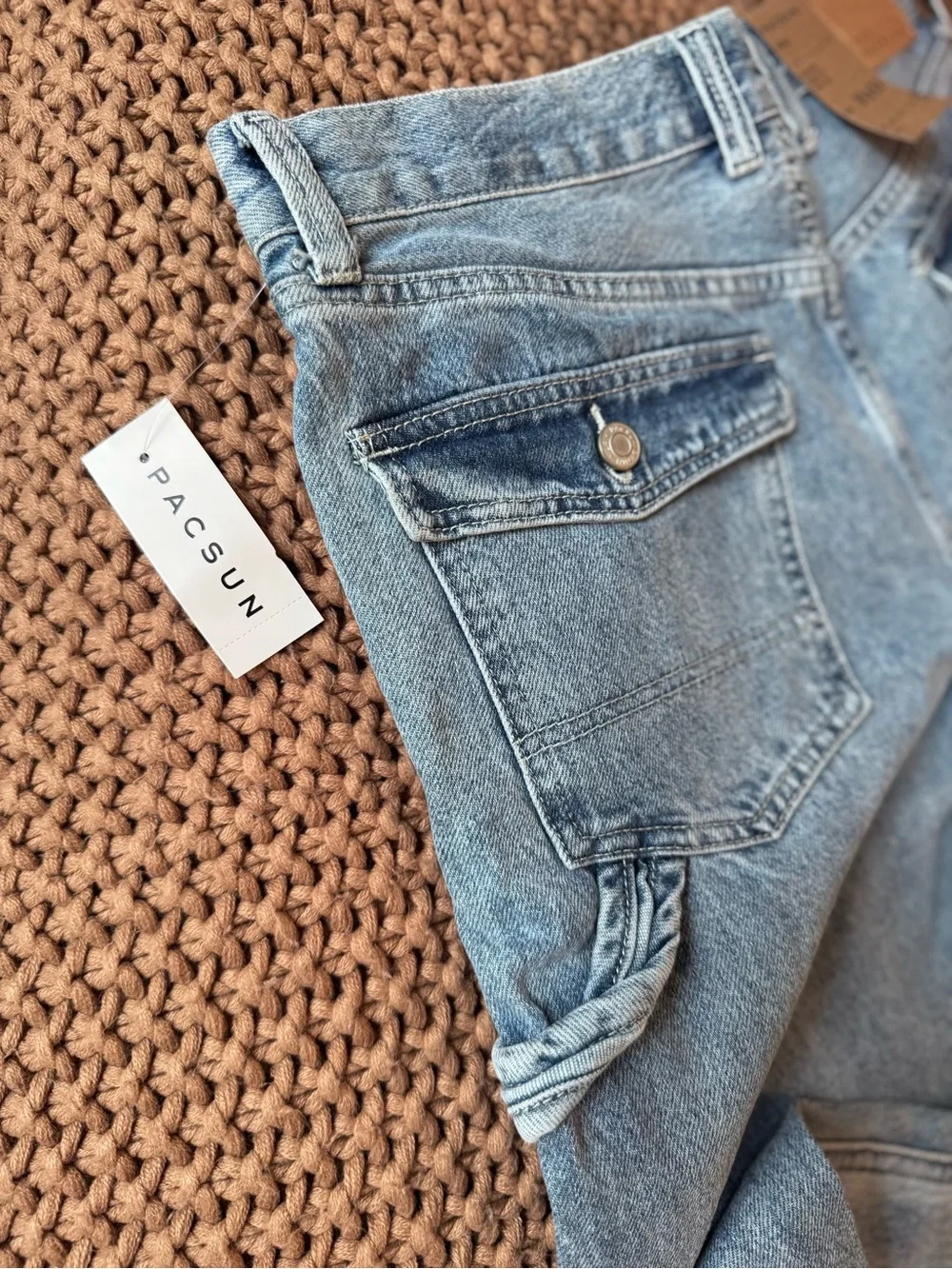 PacSun Baggy Jeans 31x32 Light Wash Wide Leg Denim NWT Streetwear